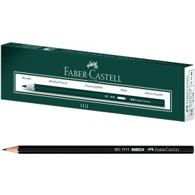 تصویر مداد مشکی فابر کاستل کد 111100 Faber-Castell Graphite Black Pencil 111100 , HB