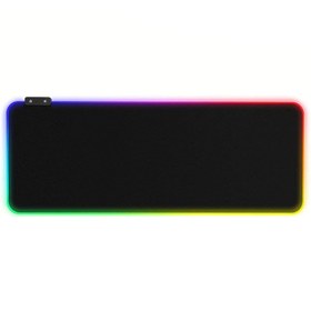 تصویر موس پد مخصوص بازی لومینوس RGB دار RGB GAMING MOUSE PAD