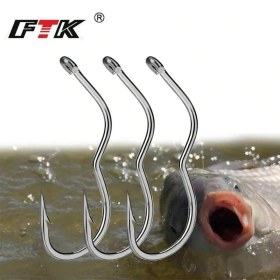 Circle Hooks Saltwater Fishing Hooks Catfish Hooks Fish Hook for Catfishing  100 Pack Sport Circle Hook Offset Fishing Hooks 8 Sizes