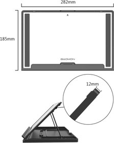 تصویر پایه تبلت طراحی قابل تنظیم GAOMON - مدل GMS01 - ارسال 20 روز کاری - ارسال 20 روز کاری 
