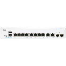 تصویر سوئیچ سیسکو بیزینس CBS350-8T-E-2G Cisco Business CBS350-8T-E-2G Managed Switch