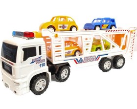 تصویر تریلی حمل خودرو بزرگ مناسب کودک و خردسال 