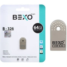 تصویر فلش مموری بکسو مدل B-326 ظرفیت 64 گیگابایت Bexo B-326 Flash Memory 64GB