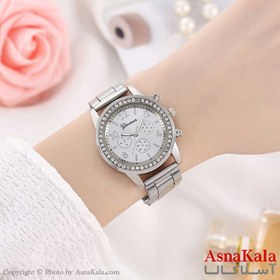 تصویر ساعت مچی عقربه ای زنانه مدل جنوا GENEVA WATCH WOMEN کد WTCH1152W 