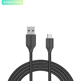 تصویر کابل تبدیل USB به microUSB راو پاور مدل RP-CB016 طول 0.9 متر 