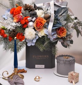 تصویر ست گل و کیک روز مرد 