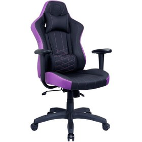 تصویر صندلی گیمینگ کولرمستر GCE1 PURPLE & BLACK GAMING CHAIR COOLER MASTER GAMING CHAIR GCE1 PURPLE & BLACK