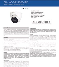 تصویر دوربین مداربسته داهوا مدل DH-HAC-ME1200EP-LED DH-HAC-ME1200EP-LED CCTV camera