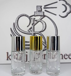 تصویر شیشه عطر 20 میل استوانه شفاف بسته 12 عددی - 12عدد 20mil