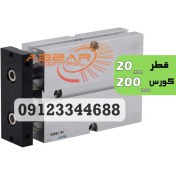 تصویر جک پنوماتیک دو شفت BLCH مدل TN20*200 