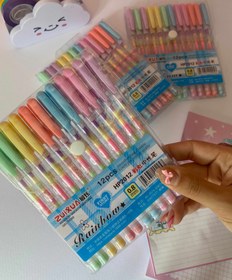 تصویر خودکار چند رنگ نئونی 