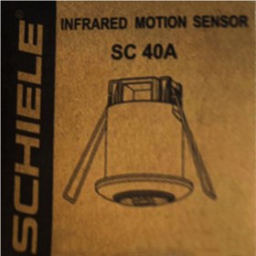 تصویر سنسور سقفی توکار شیله مدل SC40A Schiele built-in ceiling sensor model SC40A