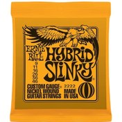 تصویر سیم گیتار الکتریک ernie ball مدل Hybrid Slinky اصلی