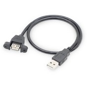 تصویر کابل افزایش طول USB پنلی طول 50 سانتی متری USB panel extension cable 50CM