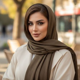 تصویر شال برشکا دور پلنگی 