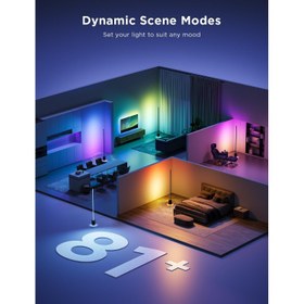 تصویر GoVee RGBICWW Floor Lamp Pro - Gray خرید لامپ هوشمند GoVee RGBICWW Floor Pro - خاکستری