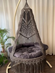 تصویر تاب ریلکسی مکرومه بافی کد ۳ 