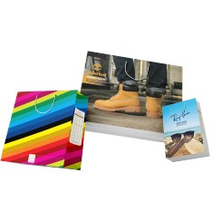 تصویر ساک دستی رنگی گلاسه 200 گرم سلفون 