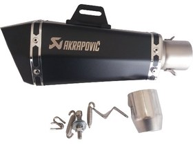 تصویر اگزوز قهرمانی مشکی مات AKRAPOVIC 