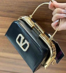 تصویر کیف ولنتینو فلزی نگینیL 