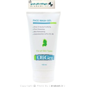 تصویر ژل پاک‌کننده‌ آرایش‌صورت الی‌ژن انواع پوست 150میل Oli Gen Face Wash Gel For All Skin Type 150 ml