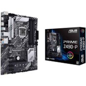 تصویر مادربرد ایسوس مدل PRIME Z490-P Asus PRIME Z490-P Motherboard