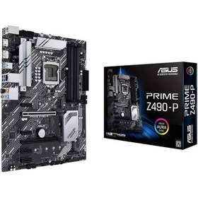 تصویر مادربرد ایسوس مدل PRIME Z490-P Asus PRIME Z490-P Motherboard