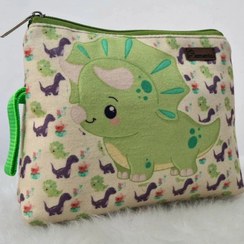 تصویر کیف آرایشی زنانه مدل قایقی طرح فانتزی 