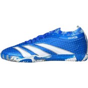 تصویر کفش فوتسال آدیداس پردیتور سفید آبی Adidas Predator White Blue 
