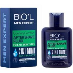 تصویر افترشیو آنتی باکتریال و خنک‌کننده مخصوص پوست نرمال تا چرب حجم 110 میل بیول Antibacterial and cooling aftershave for normal to oily skin 110 mil Biol