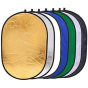 تصویر رفلکتور 7 کاره طلایی - نقره ای 100x150 