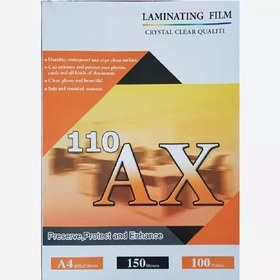 تصویر طلق پرس کارت x110 سایز A4 