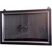 تصویر تابلو اعلانات فلزی مهرگان سایز ۸ با قفل 