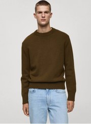 تصویر بافت آستین بلند راسته مردانه | مانگو MANGO Man 77017938 