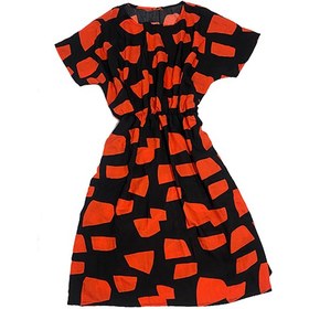 تصویر پیراهن نخی زنانه کمر کش 