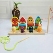 تصویر مونته سوری سه کاره میوه ها 