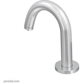 تصویر شیر روشویی جاستایم تک حرارته دکمه ای 80-90-6797 کروم justime-tip-touch-faucet-6797-90-80-chrome