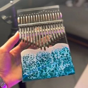 تصویر کالیمبا شیشه رزین مدل دریا 