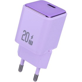 تصویر کلگی فست شارژ Usams US-CC183 3A PD 20W Type-C Usams US-CC183 3A PD 20W Type-C Fast Wall Charger