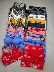 تصویر ست نیمتنه شلوارک ابرنگی کد:۵۰۳۹ 