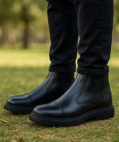 تصویر نیم بوت مردانه مدل sevin 