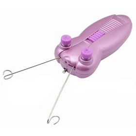 تصویر اپیلاتور موی الکتریکی صورتی برند kemei Electric Threading Hair Remover Pink