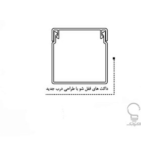 تصویر داکت سوپیتا سایز ۹×۴۰ میلی‌متر 