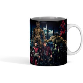 تصویر ماگ سرامیکی طرح مارول کد 03 - ساده Marvel mug code 03