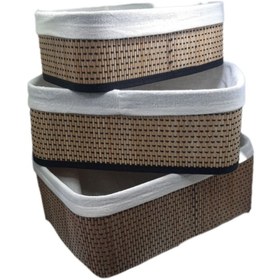 تصویر جا نونی ۳ تیکه بامبو (۴ مدل) 