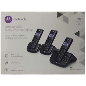 تصویر تلفن رومیزی 3 گوشی موتورولا Motorola T213 