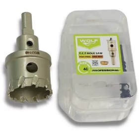 تصویر گردبر الماسه حرفه‌ای MDF و استیل ولف سایز ۸۰ WOLF 