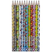 تصویر مداد مشکی آریا مدل کودکانه بسته 12 عددی Arya Kid's Art HB Pencil 12 pcs - 3047