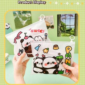 تصویر پوشه زیپ دار A5 طرح Panda 