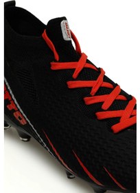 تصویر کفش فوتبال مردانه ولوسه FG 4Fx - مشکی-قرمز برند lotto Veloce Fg 4Fx Men's Football Boots - Black-Red